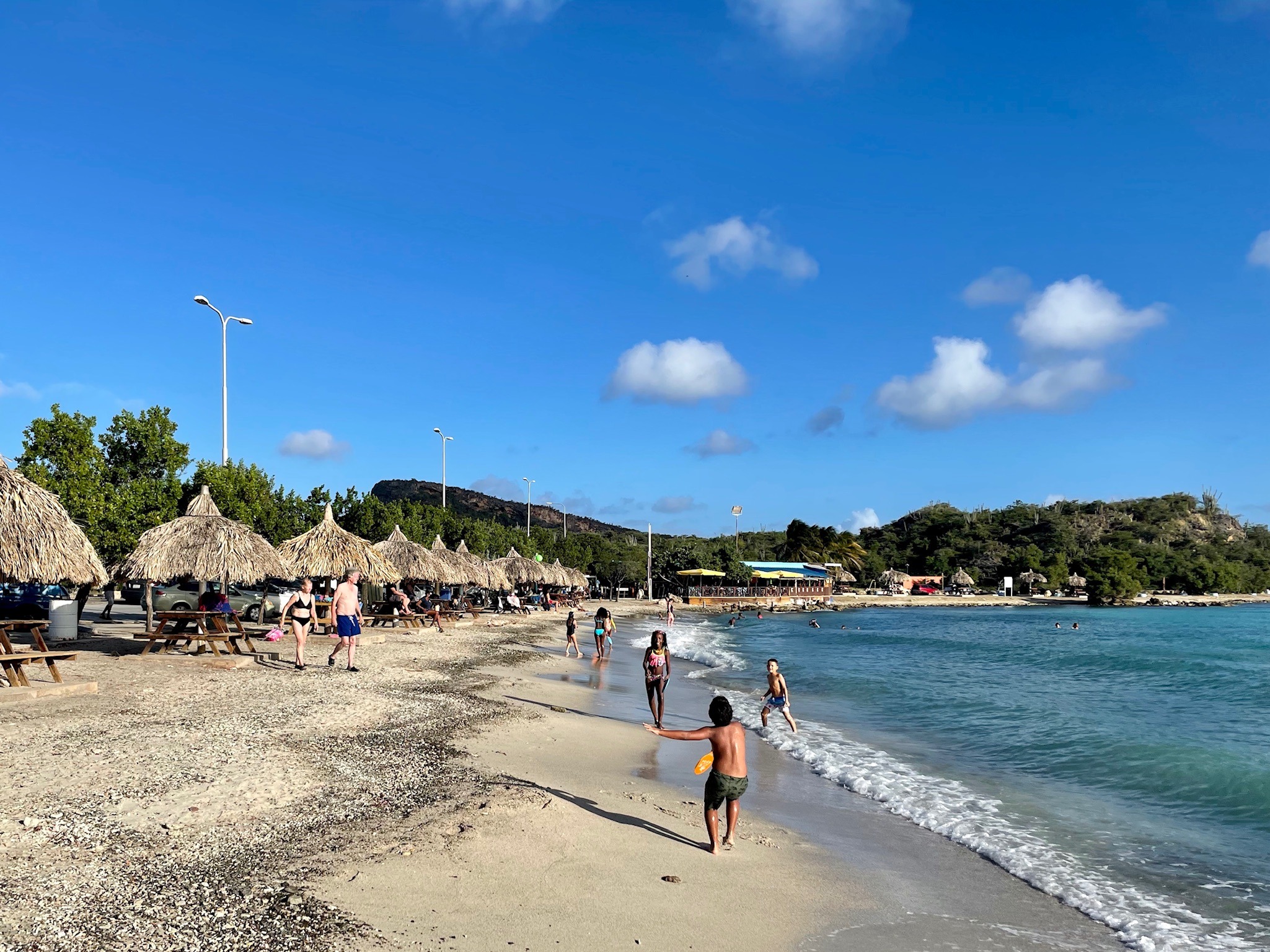Caracasbaai met uitzicht op het water, Curaçao